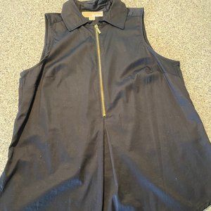 Michael Kors Collared Tank Top Blouse